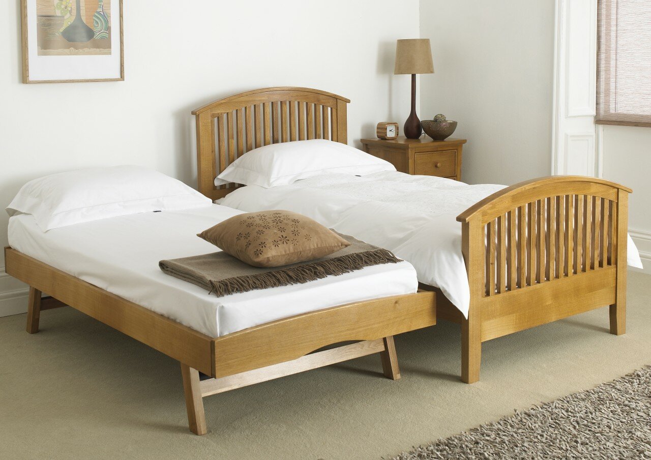 Bed with Trundle Bed