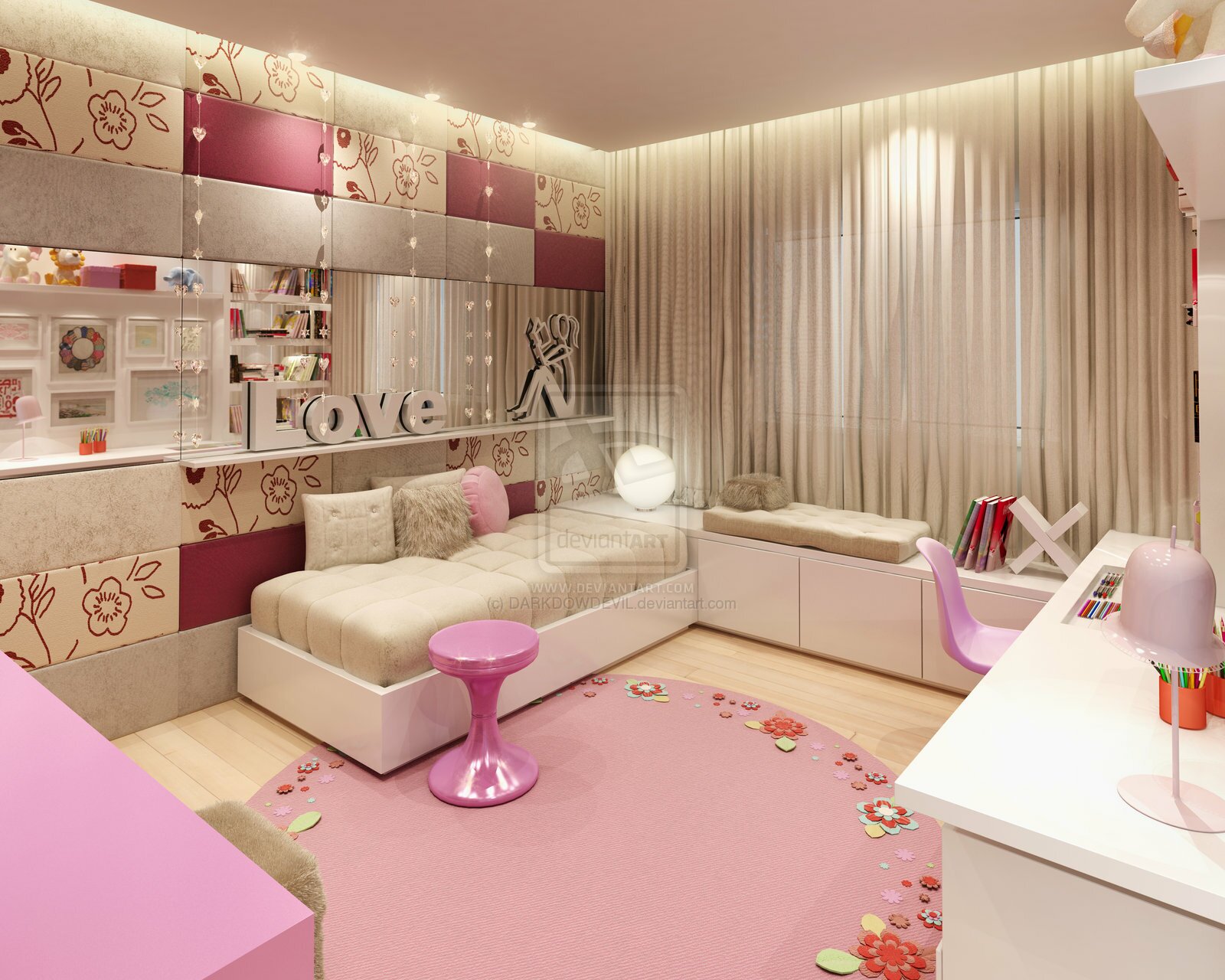 Small Girls Bedroom | Home Art Blog